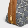 Bolso de mano con cadena en jacquard Triomphe integral Bolso de mano con cadena en jacquard Triomphe integral
