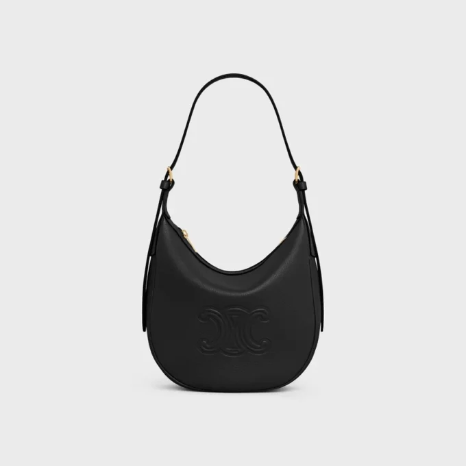Bolso HeloïSe pequeño en piel de becerro granulada y flexible Bolso HeloïSe pequeño en piel de becerro granulada y flexible