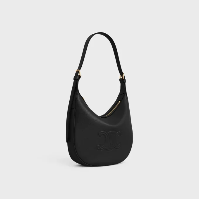 Bolso HeloïSe pequeño en piel de becerro granulada y flexible Bolso HeloïSe pequeño en piel de becerro granulada y flexible