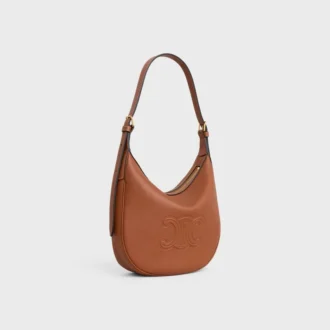 Bolso HeloïSe pequeño en piel de becerro granulada y flexible