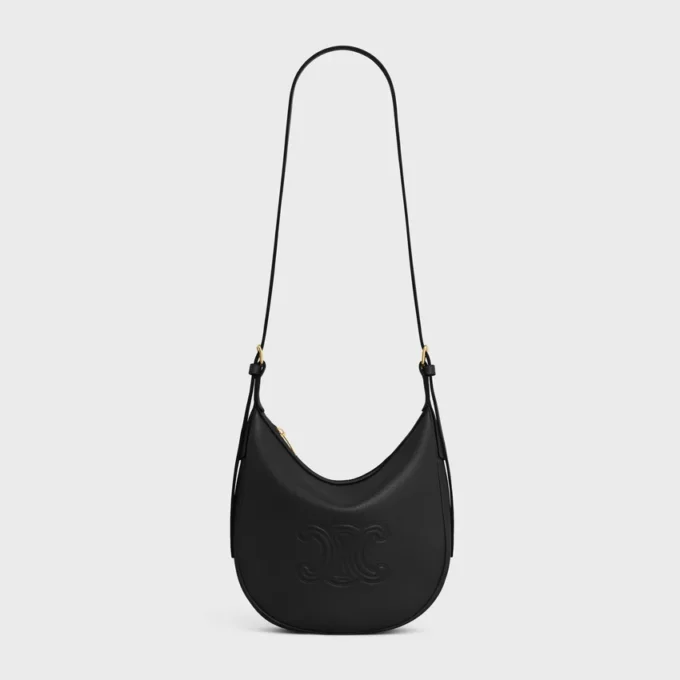 Bolso HeloïSe pequeño en piel de becerro granulada y flexible Bolso HeloïSe pequeño en piel de becerro granulada y flexible