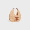 Bolso Hobo Panier Classic de CELINE en rafia y piel de becerro Bolso Hobo Panier Classic de CELINE en rafia y piel de becerro