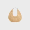 Bolso Hobo Panier Classic de CELINE en rafia y piel de becerro Bolso Hobo Panier Classic de CELINE en rafia y piel de becerro