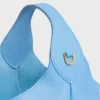 Bolso Hobo pequeño en piel de becerro lisa y flexible