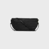 Bolso Little Halfmoon Soft Triomphe en rafia y piel de cordero Bolso Little Halfmoon Soft Triomphe en rafia y piel de cordero