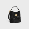 Bolso Louise mediano de rafia y piel de becerro Bolso Louise mediano de rafia y piel de becerro