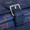 Bolso Messenger Folco pequeño en Triomphe Canvas y piel de becerro