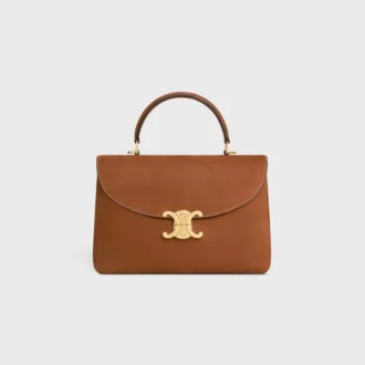 Bolso Nino mediano en piel de becerro nobuk