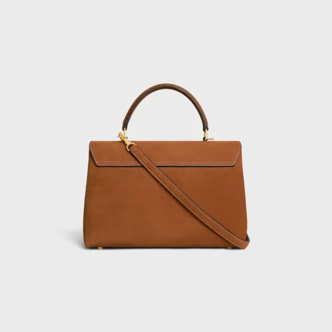 Bolso Nino mediano en piel de becerro nobuk