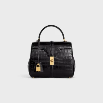 Bolso pequeño 16 en cocodrilo Porosus