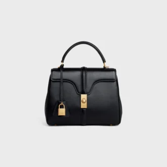 Bolso pequeño 16 en piel de becerro satinada