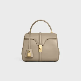 Bolso pequeño 16 en piel de becerro satinada