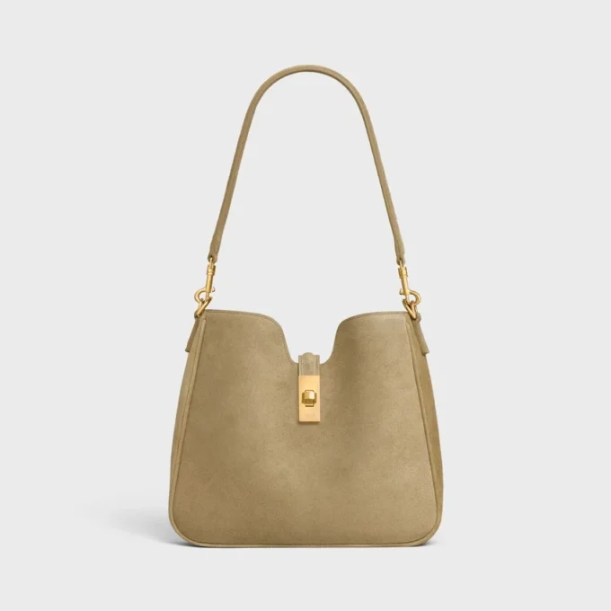 Bolso pequeño Camille Soft 16 en piel de becerro gamuzada