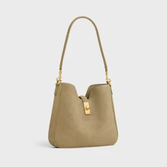 Bolso pequeño Camille Soft 16 en piel de becerro gamuzada