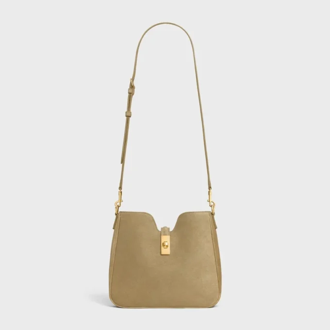 Bolso pequeño Camille Soft 16 en piel de becerro gamuzada