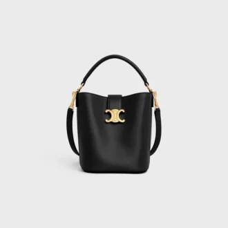 Bolso pequeño Louise de piel de becerro lisa
