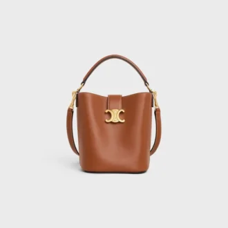 Bolso pequeño Louise de piel de becerro lisa