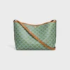 Bolso shopper blando en Triomphe Canvas y piel de becerro Bolso shopper blando en Triomphe Canvas y piel de becerro