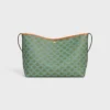 Bolso shopper blando en Triomphe Canvas y piel de becerro Bolso shopper blando en Triomphe Canvas y piel de becerro