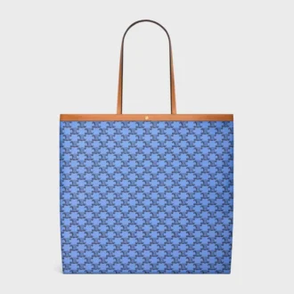 Bolso shopper grande y plano en Triomphe Canvas