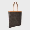 Bolso shopper grande y plano en Triomphe Canvas