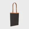 Bolso shopper plano mediano en Triomphe Canvas
