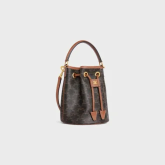 Bolso Teen Clara en Triomphe Canvas y piel de becerro