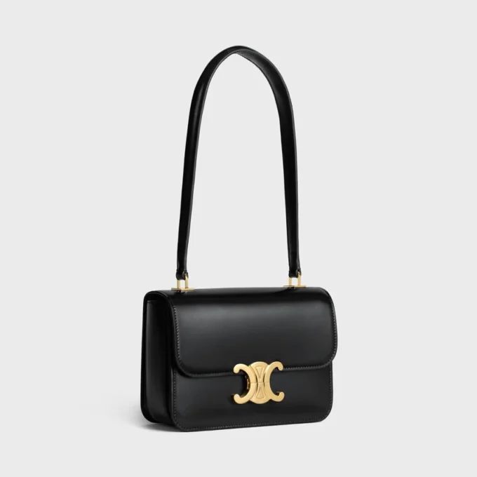 Bolso Teen Garance en piel de becerro brillante