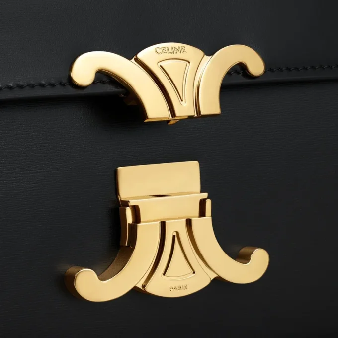 Bolso Teen Garance en piel de becerro brillante