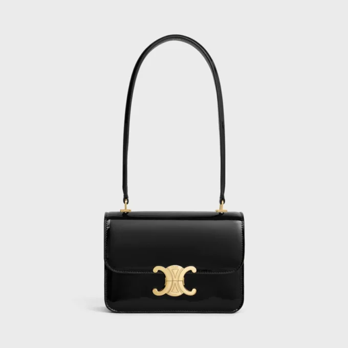 Bolso Teen Garance en piel de becerro charol Bolso Teen Garance en piel de becerro charol