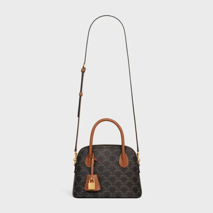 Bolso Teen Honorine en Triomphe Canvas y piel de becerro Bolso Teen Honorine en Triomphe Canvas y piel de becerro