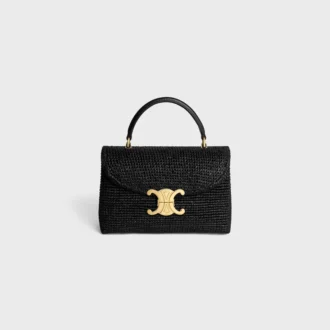 Bolso Teen Nino de rafia y piel de becerro