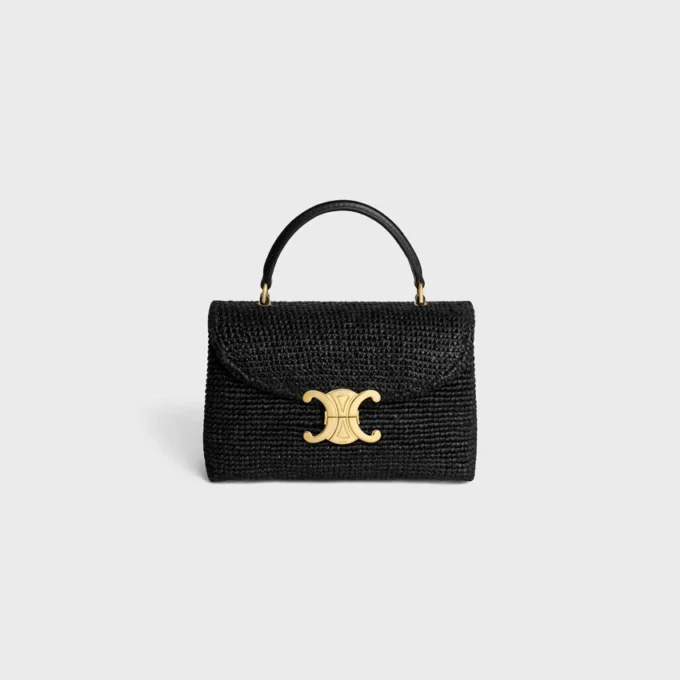 Bolso Teen Nino de rafia y piel de becerro