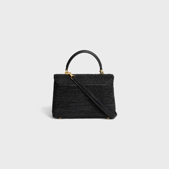 Bolso Teen Nino de rafia y piel de becerro