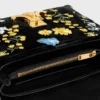 Bolso Teen Nino de terciopelo con bordado floral Bolso Teen Nino de terciopelo con bordado floral