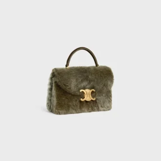 Bolso Teen Nino en piel de oveja y piel de becerro de gamuza