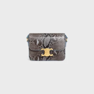 Bolso Teen Triomphe en patchwork de pitón