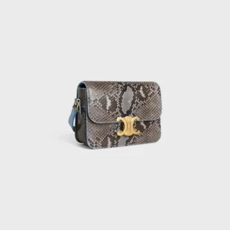Bolso Teen Triomphe en patchwork de pitón