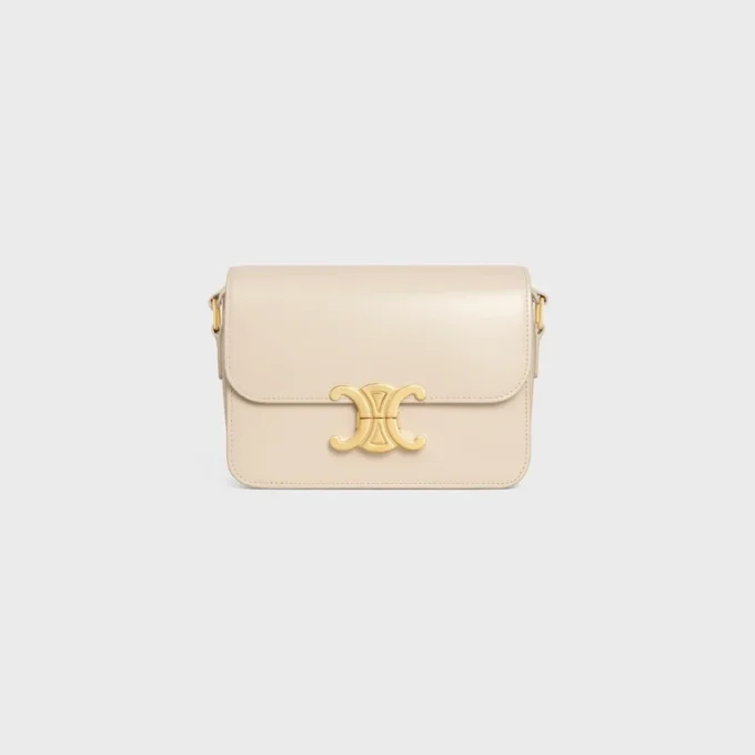 Bolso Teen Triomphe en piel de becerro brillante Bolso Teen Triomphe en piel de becerro brillante