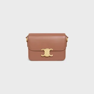 Bolso Teen Triomphe en piel de becerro brillante Bolso Teen Triomphe en piel de becerro brillante