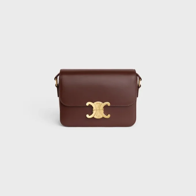 Bolso Teen Triomphe en piel de becerro brillante