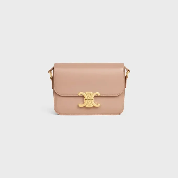 Bolso Teen Triomphe en piel de becerro brillante Bolso Teen Triomphe en piel de becerro brillante