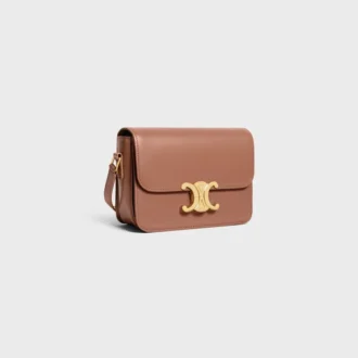 Bolso Teen Triomphe en piel de becerro brillante Bolso Teen Triomphe en piel de becerro brillante