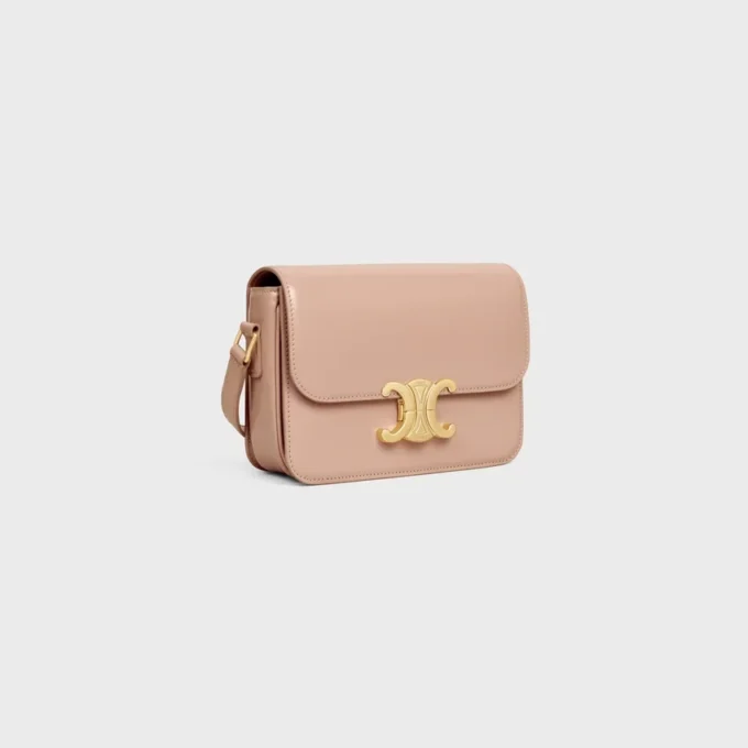 Bolso Teen Triomphe en piel de becerro brillante Bolso Teen Triomphe en piel de becerro brillante
