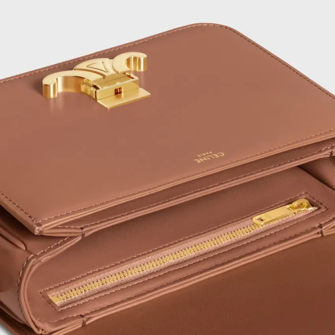 Bolso Teen Triomphe en piel de becerro brillante