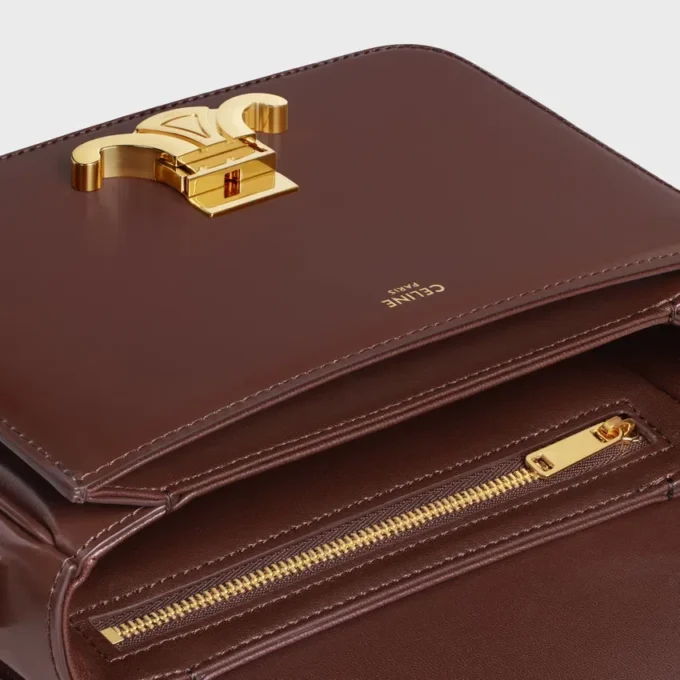 Bolso Teen Triomphe en piel de becerro brillante