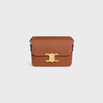 Bolso Teen Triomphe en piel de becerro natural Bolso Teen Triomphe en piel de becerro natural