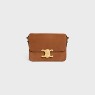 Bolso Teen Triomphe en piel de becerro nobuck Bolso Teen Triomphe en piel de becerro nobuck
