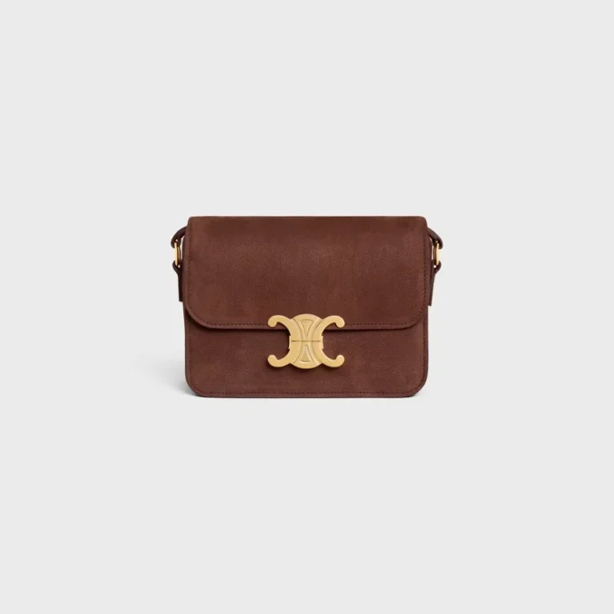 Bolso Teen Triomphe en piel de becerro nobuk granulada