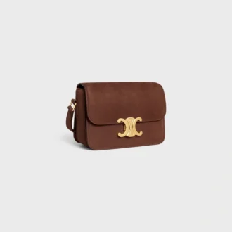 Bolso Teen Triomphe en piel de becerro nobuk granulada Bolso Teen Triomphe en piel de becerro nobuk granulada